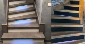 Éclairage d’escalier en LED