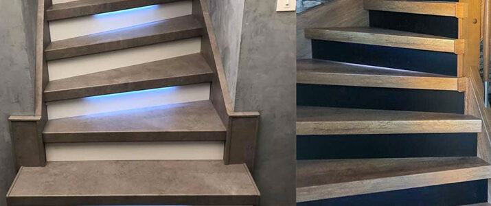 Éclairage d’escalier en LED